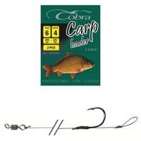 Крючки с поводком Cobra CARP CHINU разм.006 2шт.